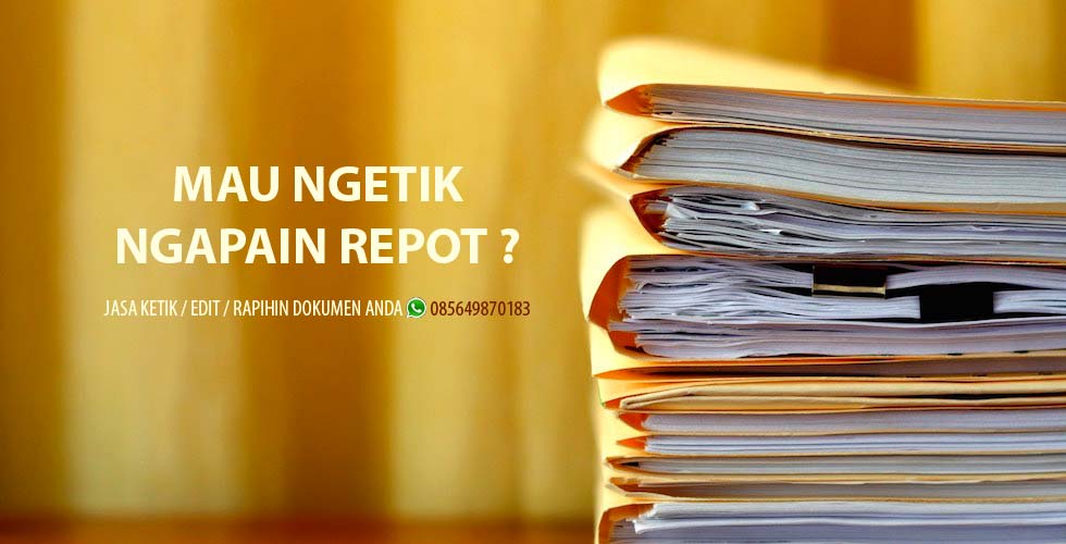 Jasa Pengetikan Online