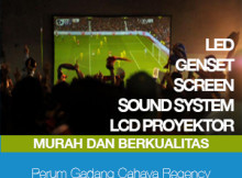 Sewa LCD Proyektor, Sound system, Screen dan Genset Malang